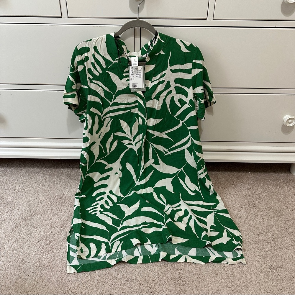 H&M viscose tunic dress